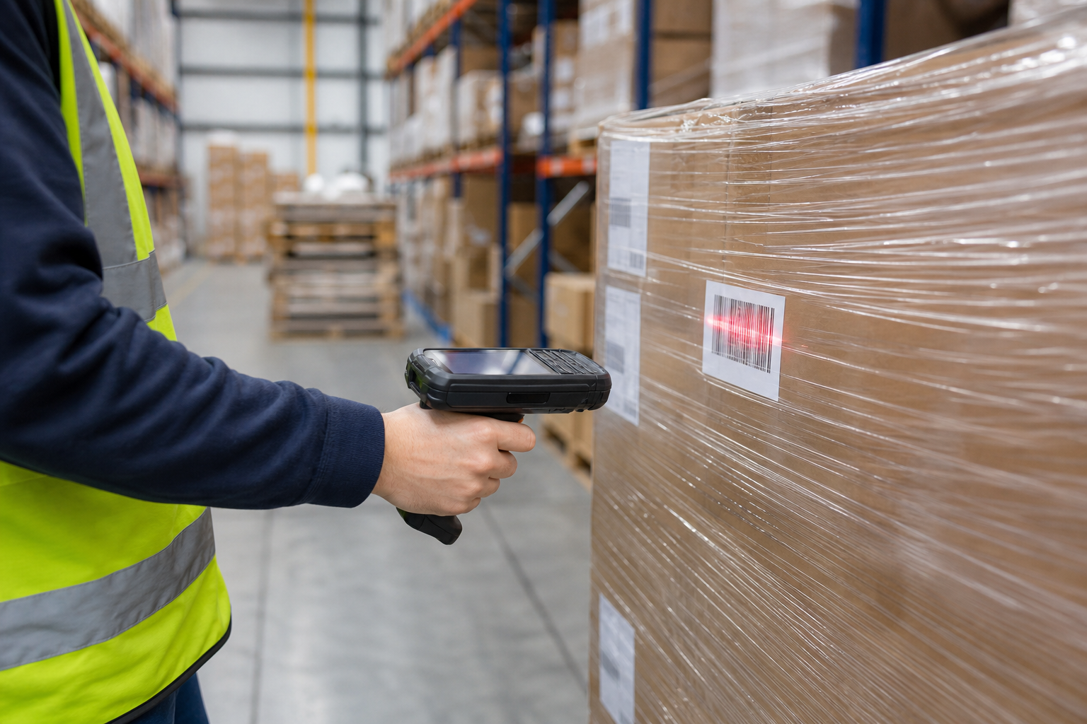 Warehouse barcode scanning workflow